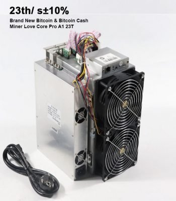 Brand New Bitcoin & Bitcoin Cash Miner Love Core Pro A1 23T 4 - Yelomoon